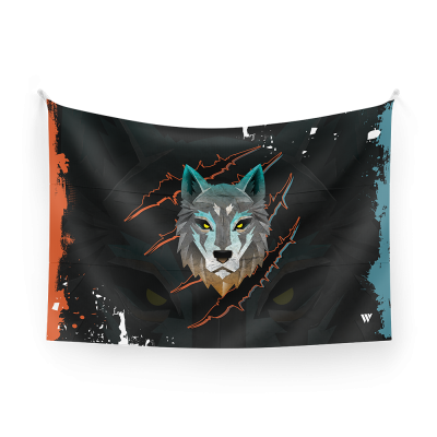 WOLVES-FLAGGE